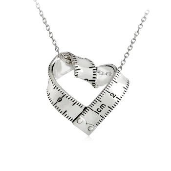 Heart Ruler Necklace Love Measuring Rule1
