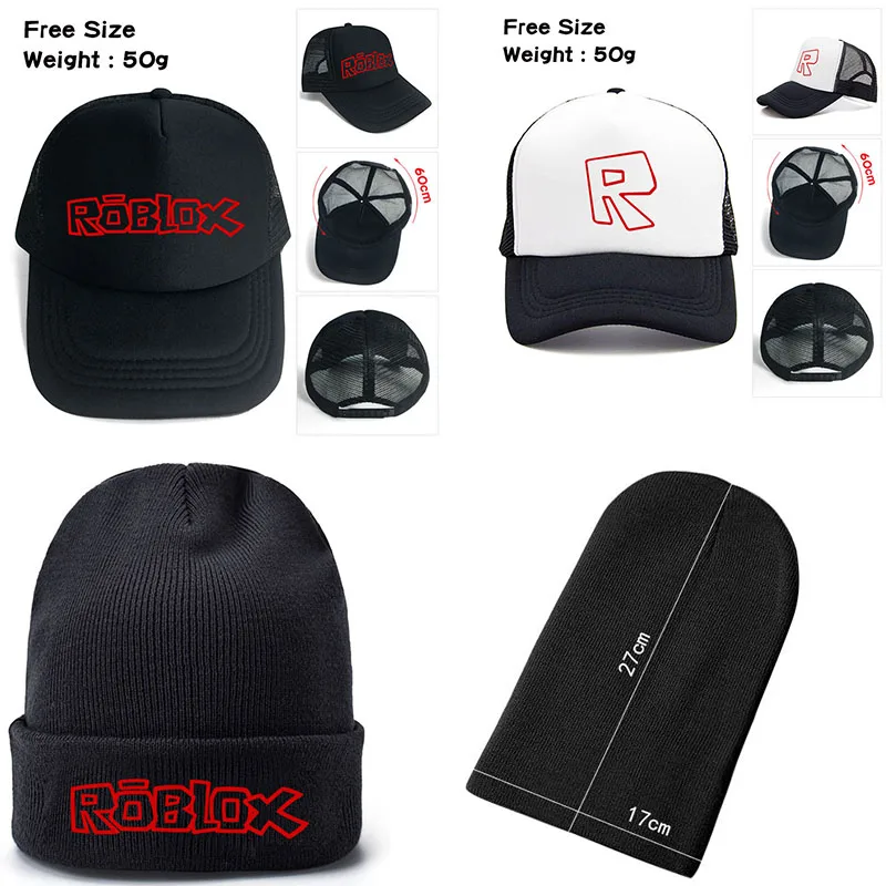 Adjustable Game Roblox Cap Hip Hop Sports Beanie Knitted Baseball Caps Cartoon Hat Cap Cosplay Cool Boys Girls Children Gift In Hats Caps From - 
