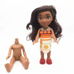 16 см Лидер продаж аниме Рисунок Моана принцесса кукла ПВХ Модель суставы могут двигаться Vaiana фигурку детские игрушки подарки на день