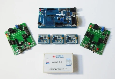 US $133.99 For CC1110 entrylevel wireless sensor network development kit Kit 3 module 3 backplane 1 emulator