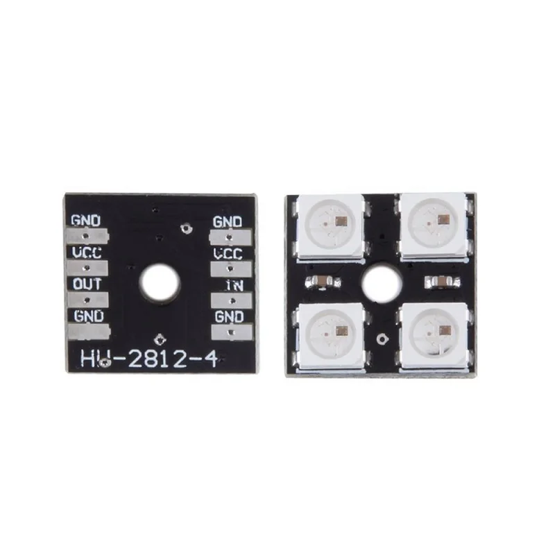 

WS2812B-4 5V 5050 RGB LED Lamp Panel Board 4-Bit LED development board