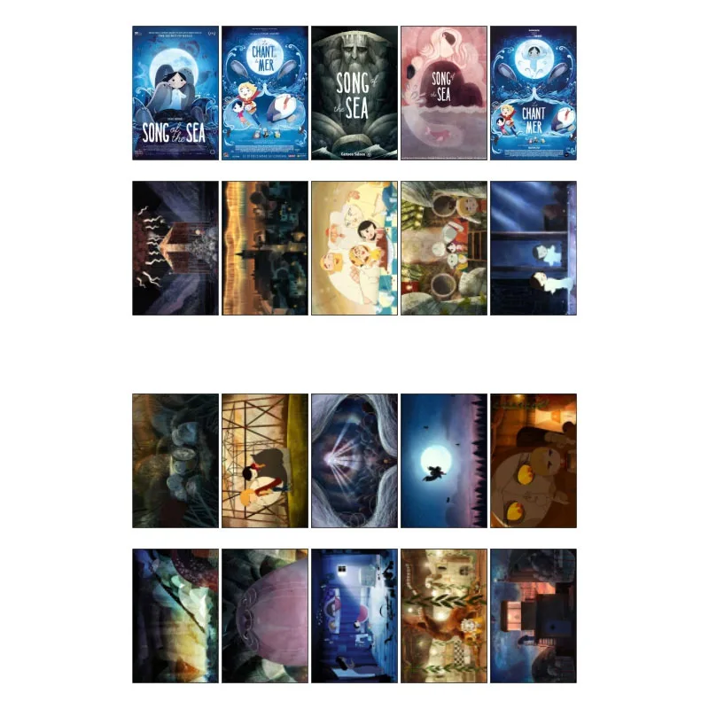 

1 PCS Song of the Sea Anime Movie Theme Poster DIY Uncut Sticker Post It Decoration Scrapbooking Stickers Bomb for Planner Wall