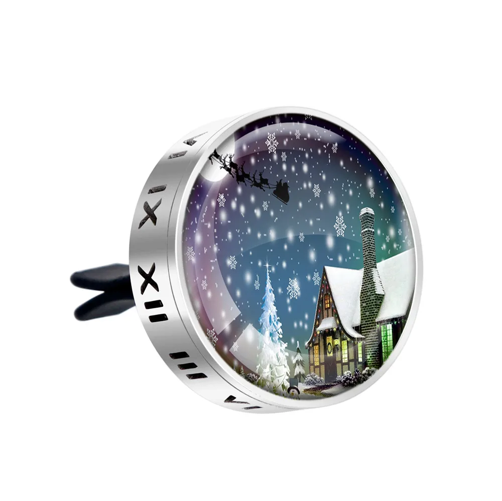 ZP-CDL063-2 Enamel Essential Oil Car Diffuser Locket
