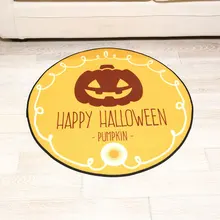 Мультфильм Хэллоуин коврики тенденции гостиная круглый ковер исследование Нескользящие коврики Татами Коврики для животных 3