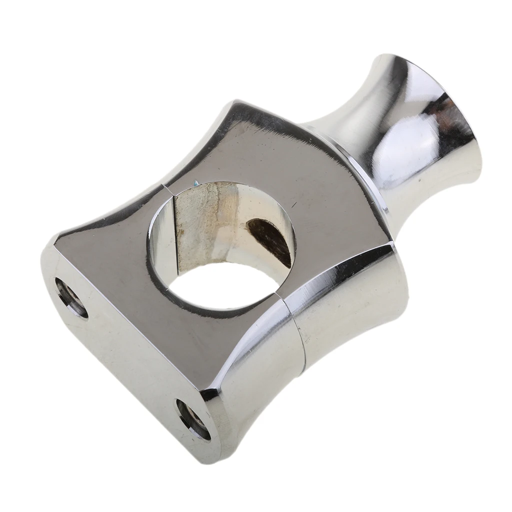 Chrome Universal Motorcycle Pit Dirt Bike Handle Bar Handlebar Riser Clamp Mount High Quality Chrome Aluminum Alloy
