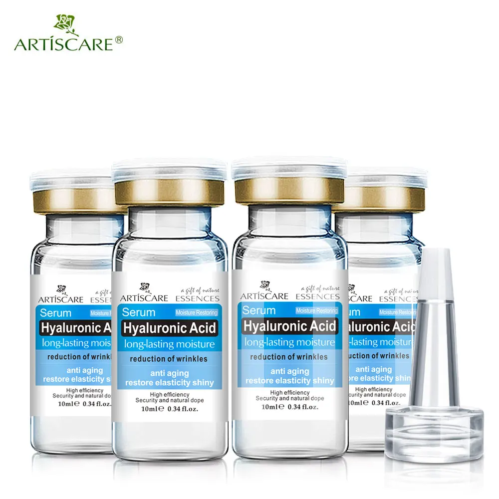 

ARTISCARE Hyaluronic Acid Serum 4PCS Snail Essence Face Cream Moisturizing Acne Treatment Repair Whitening Anti-Aning Winkles