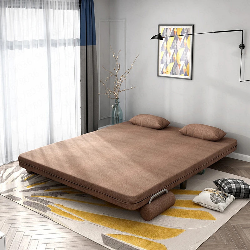  Sofa Bed Dual-use Living Room Multi-function Foldable Single Bed Economy Small Apartment Bedroom Sm