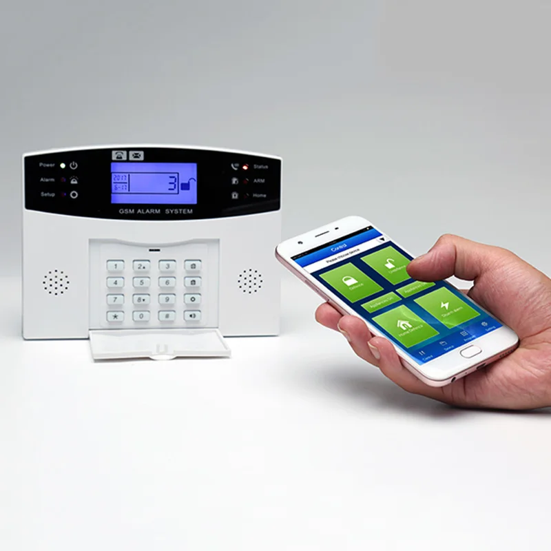 

GSM Burglar Alarm System Wireless Infared Anti-pet Interference Detector for Home SL@88