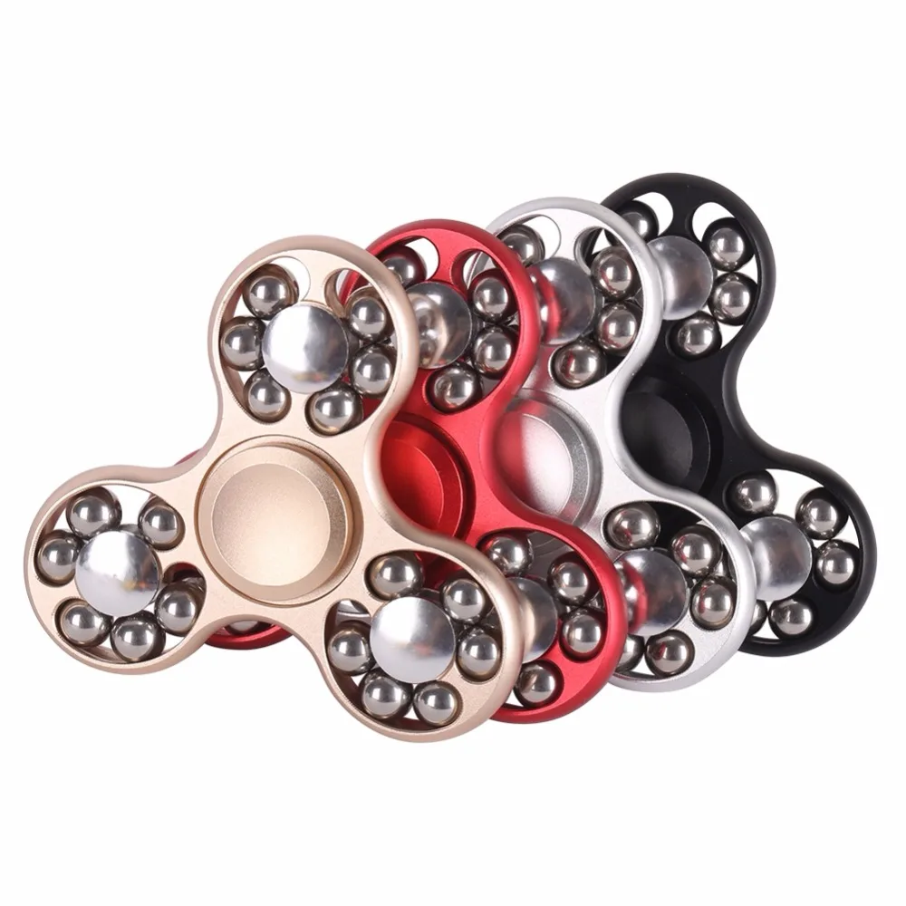 

Fidget Spinner Aluminum Alloy Hand Spinner Bearing 608 Rotation For More Than 2 Minutes Anti Stress T