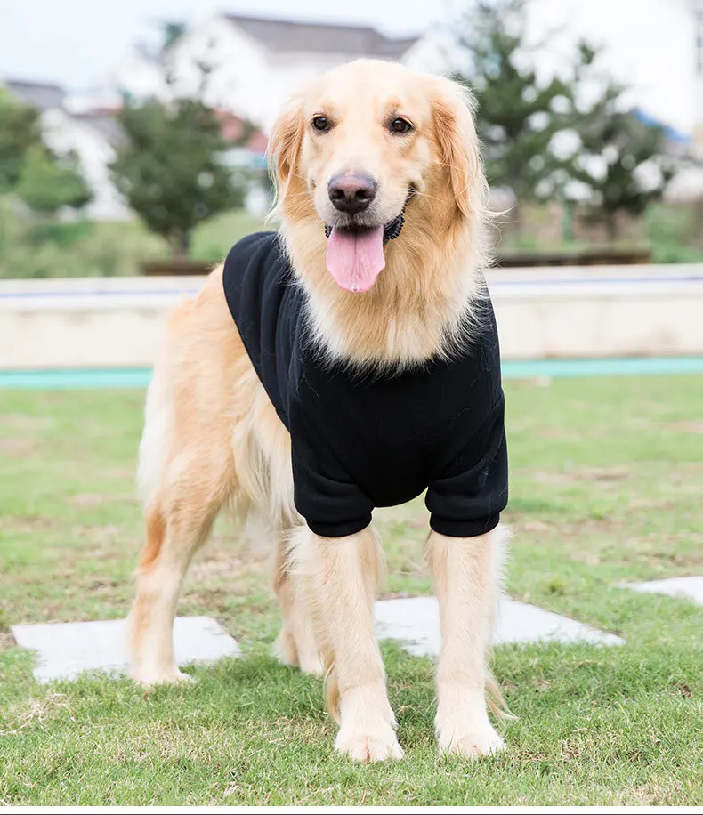 2017 Autumn Novelty Large Dog Sweatshirts Cotton Fleece Fashion Punk Big Dog Clothes Patterns 3XL-7XL (12)