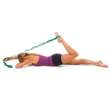 Удлинить 2,5 м с помощью эластичный ремень для йоги тренировки танец Тренажерный зал Фитнес силы сопротивления тянуть полосы шнуровка Гибкая повязка