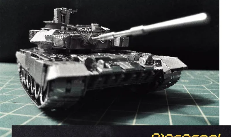 Piececool T90-A Танк 3D лазерная резка DIY военная модель наборы Металл земля 3D головоломка DIY Развивающие игрушки Искусство и ремесла украшения