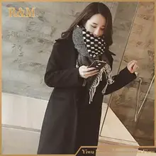 za major Winter 2016 font b Tartan b font Scarf rhombus Scarf New Designer Unisex Acrylic