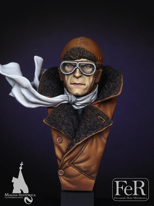 1/12 RFC Pilot Western Front 1917 содержит две головки из смолы бюст GK без покрытия