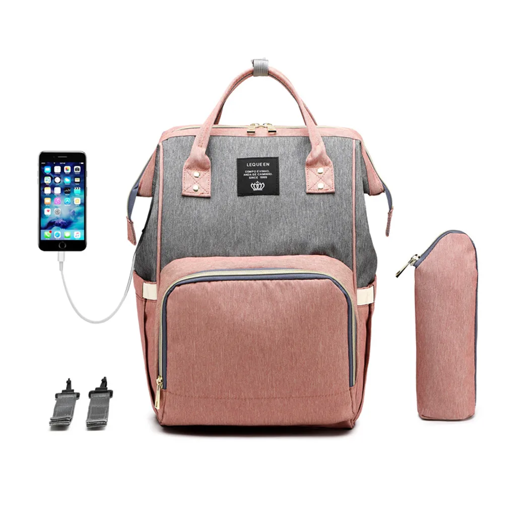 

Patchwork Diaper Bag Backpack Designer Nursing Care Baby Bag Travel Nappy Bag Organizer Waterproof Maternity Patchwork Bag