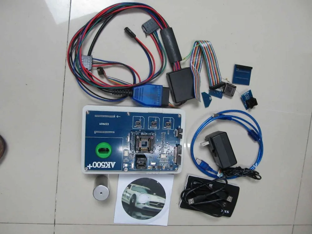 

Professional Original AK500+ Key Programmer with EIS SKC Calculator with database hard disk for mb car key programmer