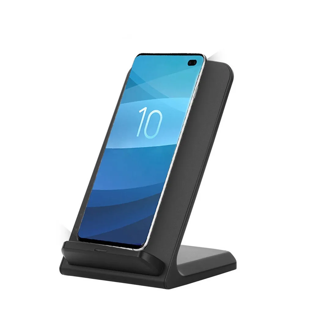 

10 W Qi Wireless Fast Charger Charging Pad Stand Dock Samsung Galaxy S10 S10+ Dropshipping Mar20
