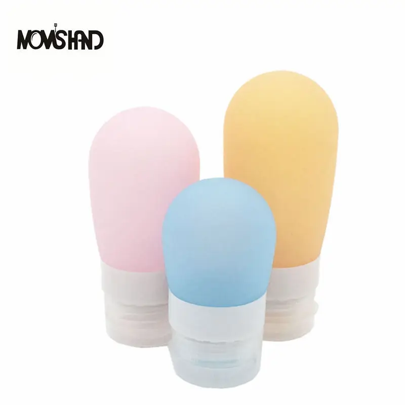 

3pcs/set Silicone Travel Bottles Squeezable & Refillable Travel Containers For Shampoo, Conditioner, Lotion, Toiletries