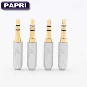 

PAPRI MPS 1PCS Falcon-2.5 HiFi 3.5mm 3 Pole Plug DIY Repair Headphone Jack Audio Connector Plugs E Cable Solder