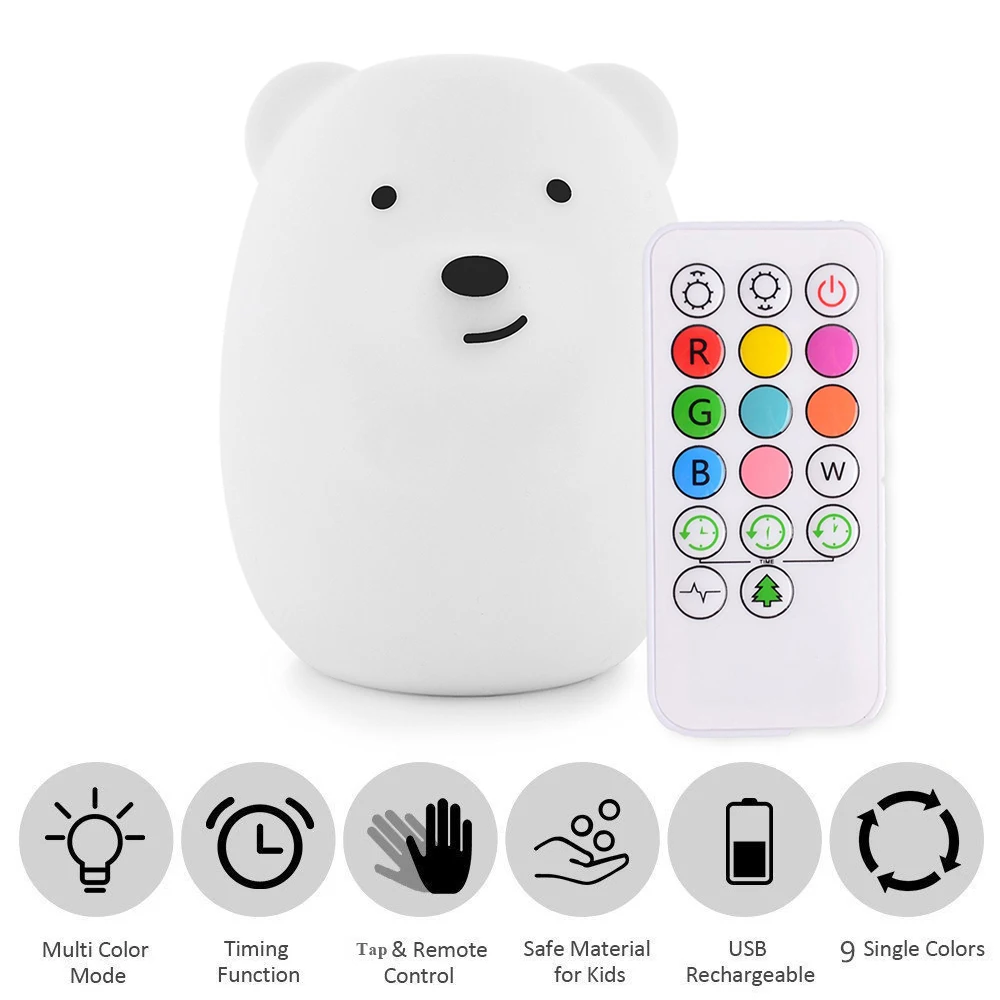 remote control baby night light