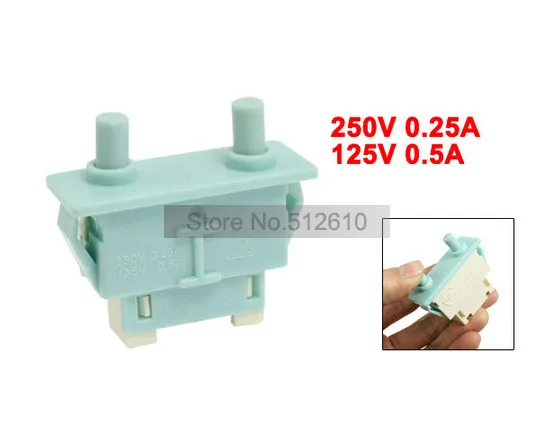 

Best Promotion Wholesale Price Blue Plastic Housing NC 250V 0.25A Refrigerator Door Switch 10PCS/lot