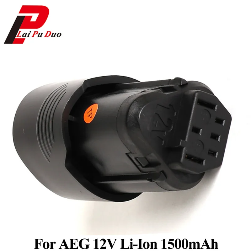 Сменный аккумулятор для электроинструмента AEG 12 В 1500 мАч литий-ионный аккумулятор для Ridgid L1215 L1215P AC82008 BS12C BS12C2 BSS12C
