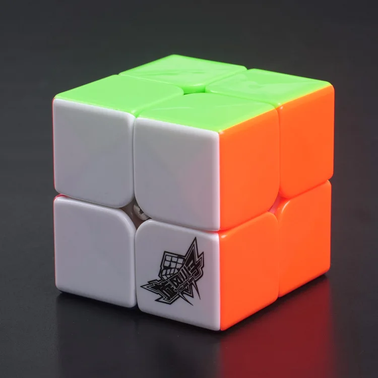 Cyclone Boys магический куб 2x2x2 Stickerless Cubo speed Cube 2x2 Пазлы игрушечные кубики для детей 50 мм