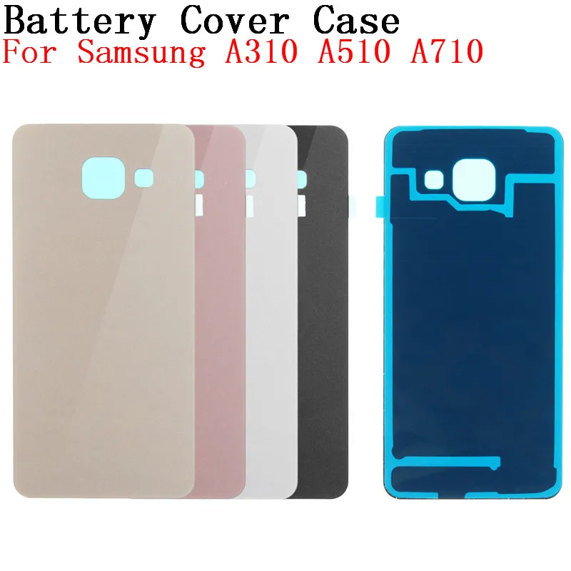 RTBESTOYZ New Housing Battery Door Cover For Samsung Galaxy A3 A310 A5 A510 A7 A710 2016 Back Glass With Adhesive | Мобильные