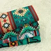 Tissu demi-mètre en coton uni, tissu européen rétro à imprimé national, pour confection de sacs et robes faits à la main, 100% coton, A952 ► Photo 1/6
