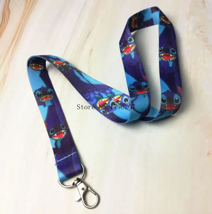 

10pcs/20pcs/30pcs/50pcs Stitch Neck Strap Lanyard Mobile Phone Key Chain ID Badge Key Chains V3