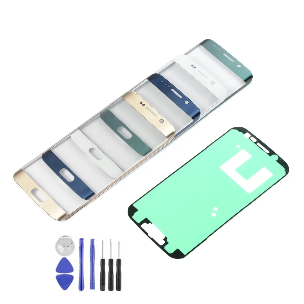 

Touch Screen For Samsung Galaxy S6 Edge G925 G925F LCD Display Touch Screen Panel Sensor Digitizer Glass with Adhesive+Tools