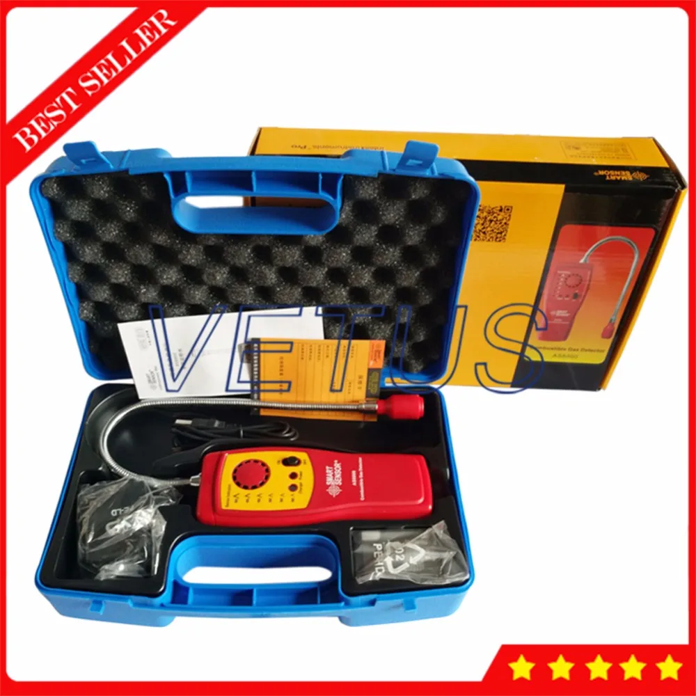 AS8800 Portable combustible gas detector tester with handheld port flammable gas Leak analyzer