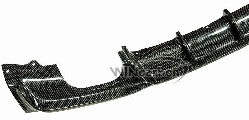 P Style Real CARBON FIBER REAR DIFFUSER 4pipes FOR BMW 3-Series F30 M-TECH M-Sport BUMPER 320i 328i 335i 2012UP