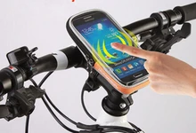Cycling Bicycle Bike Protective Handlebar Bag Pouch Case For IPHONE5 HTC Navigation package Mobile Phone Free Shipping