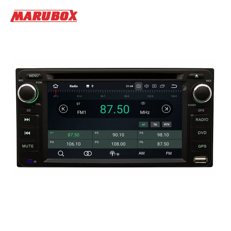 Best MARUBOX Car Multimedia Player for Toyota RAV4 Android 9.0 4G RAM 2 din DVD Hilux Fortuner Innova Camry Corolla Vios 6A100PX5 1