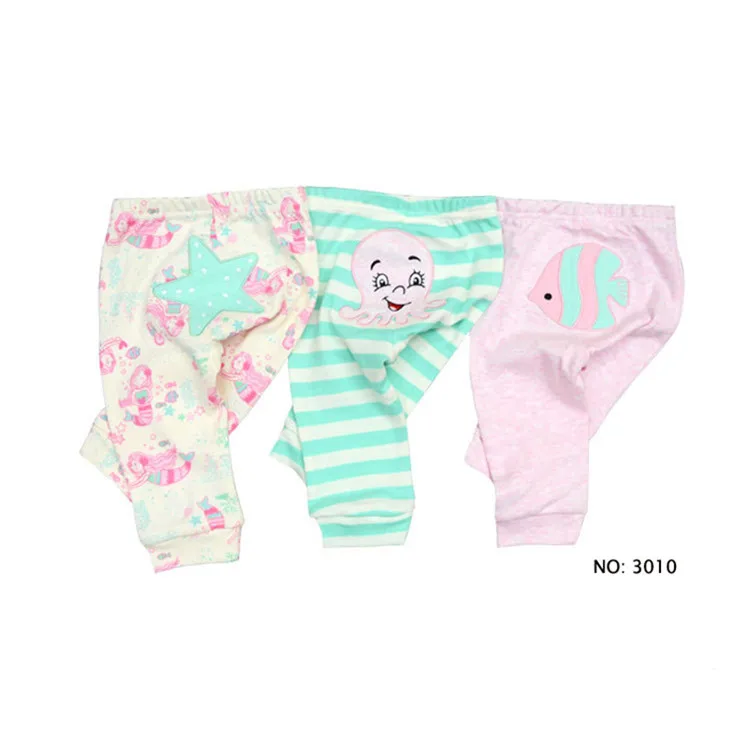 3Pcs Baby Boy Pants Clothes 0-24M Kids Trousers Cotton Unisex roupas de bebe Infant Costume Fashion New Children's Clothing