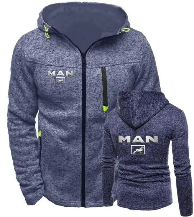 

High Quality 2019 Brand Winter Hoodies For Men MAN Truck Car Brand Logo man Zipper Coat SCANIA Hoodies & Sweatshirts Jacket