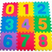 10Pcs/lot Baby Play Crawling Mat Floor Puzzle Children Educational Foam Puzzle Jigsaw Mat Eva Square Foam Mat Toys For Kid Room