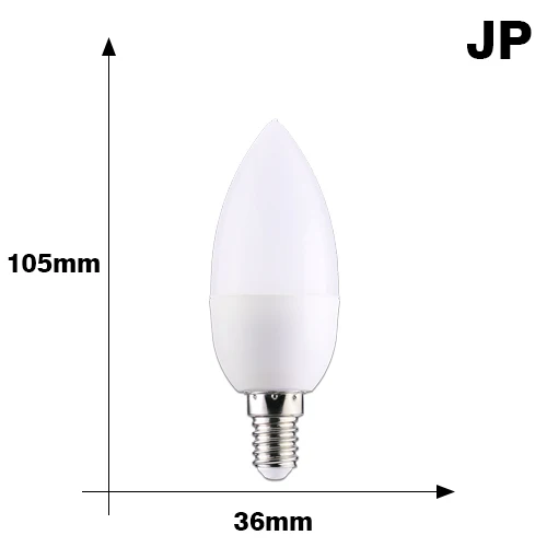 YNL лампада светодиодный светильник E14 220V ampolletas Bombillas светодиодный светильник в форме свечи холодный теплый белый luz лампада de светодиодный светильник - Испускаемый цвет: JP