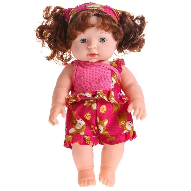 Детская кукла-Реборн, мягкий виниловый силиконовый реалистичный звук, смех, плач, детская игрушка для новорожденных мальчиков и девочек, подарок на день рождения - Цвет: 3