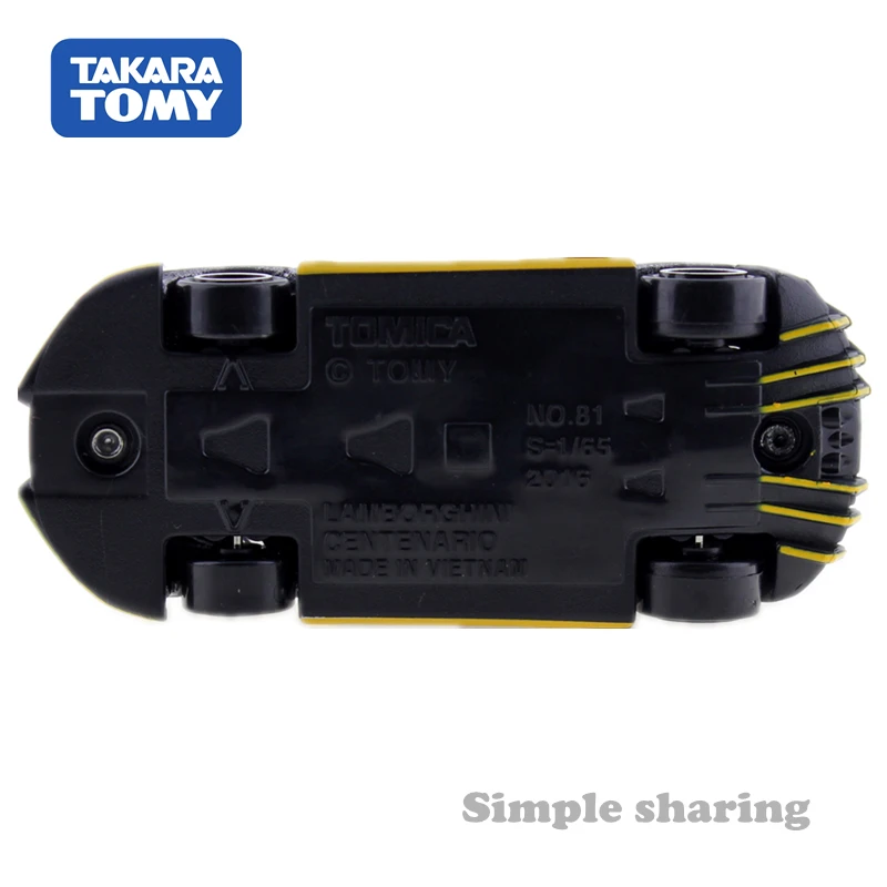 Tomica Lamborghini Centenario 1/65 № 81 спортивный автомобиль Takara Tomy литой металл популярная