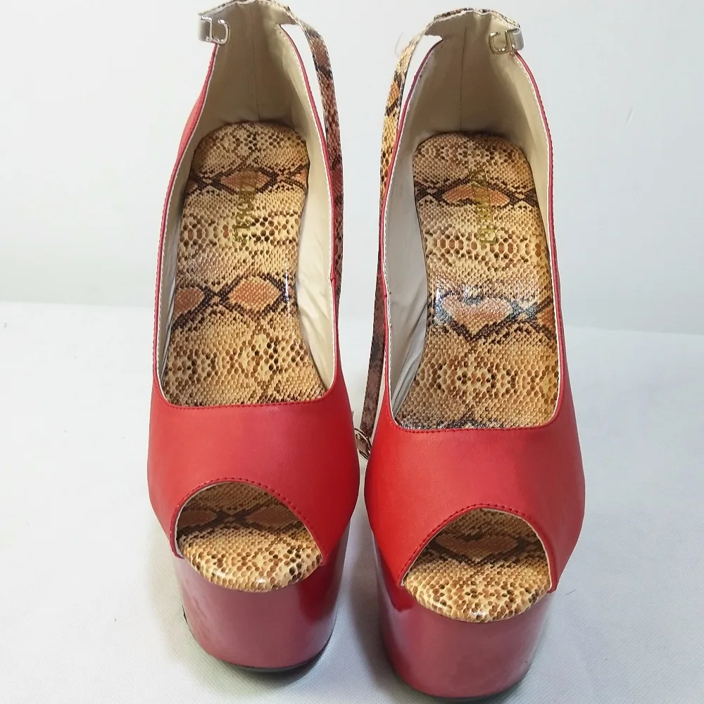 The new 15cm/cm ultra high merchandising shoes with red lacquered shoes, stars and style women's shoes, dancing shoes