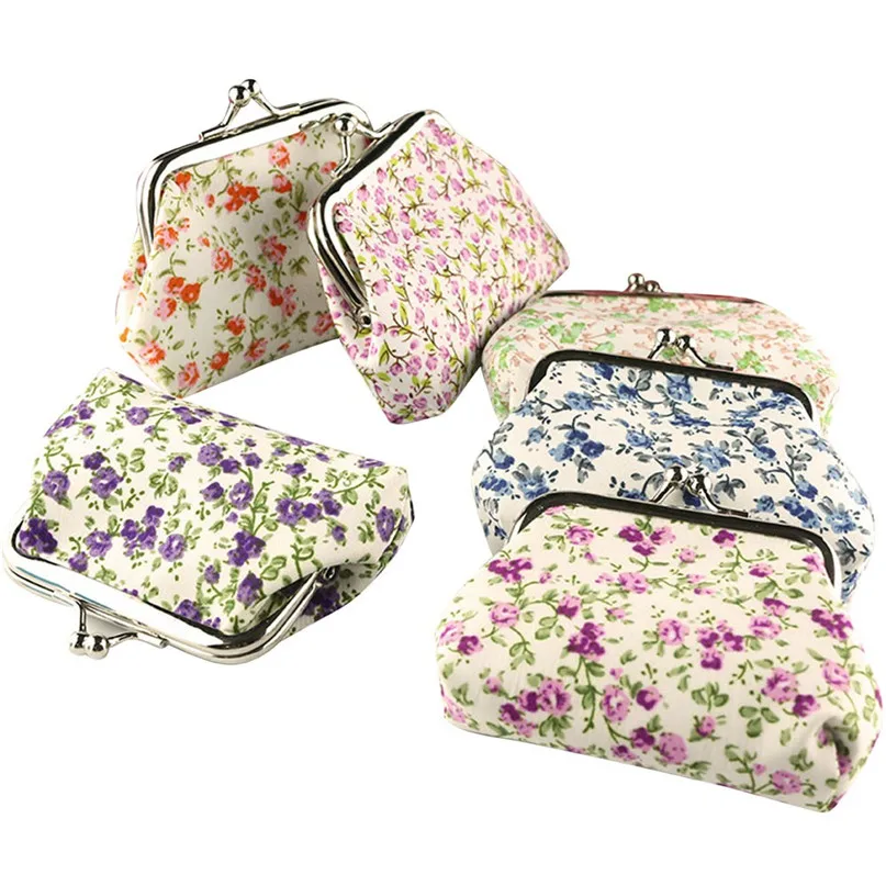 

Modern Designer Women Lady Retro Vintage Flower Small Wallet Hasp Purse Clutch Bag Jn25