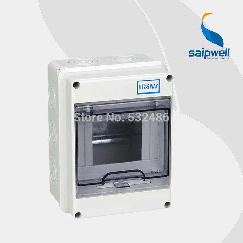 

High Quality HT-5WAYS Waterproof Electrical Distribution Box 150*110*90mm