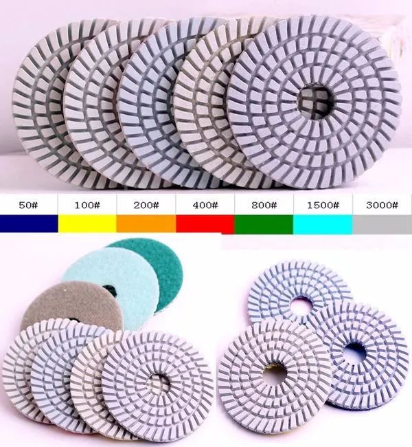 Мм 100#80 мм влажный алмаз дюймов 3 дюйма гранит полировки колодки для полировки гранита