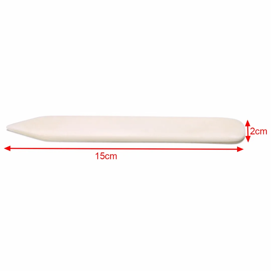 6 дюймов/15 см натуральная кость папка прочный белый триммер для забивания очков складной бумажный кожаный DIY ремесло складка инструмент 15 см* 2 см