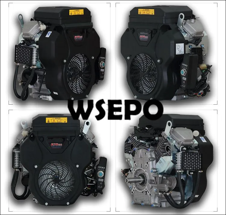 Прямая поставка с фабрики, WSE-2V78F 678CC 22HP 13KW V двухцилиндровый генератор с воздушным охлаждением мощностью в 4-хтактном двигателе внутреннего сгорания, используется для генератора, наземный бурильщик