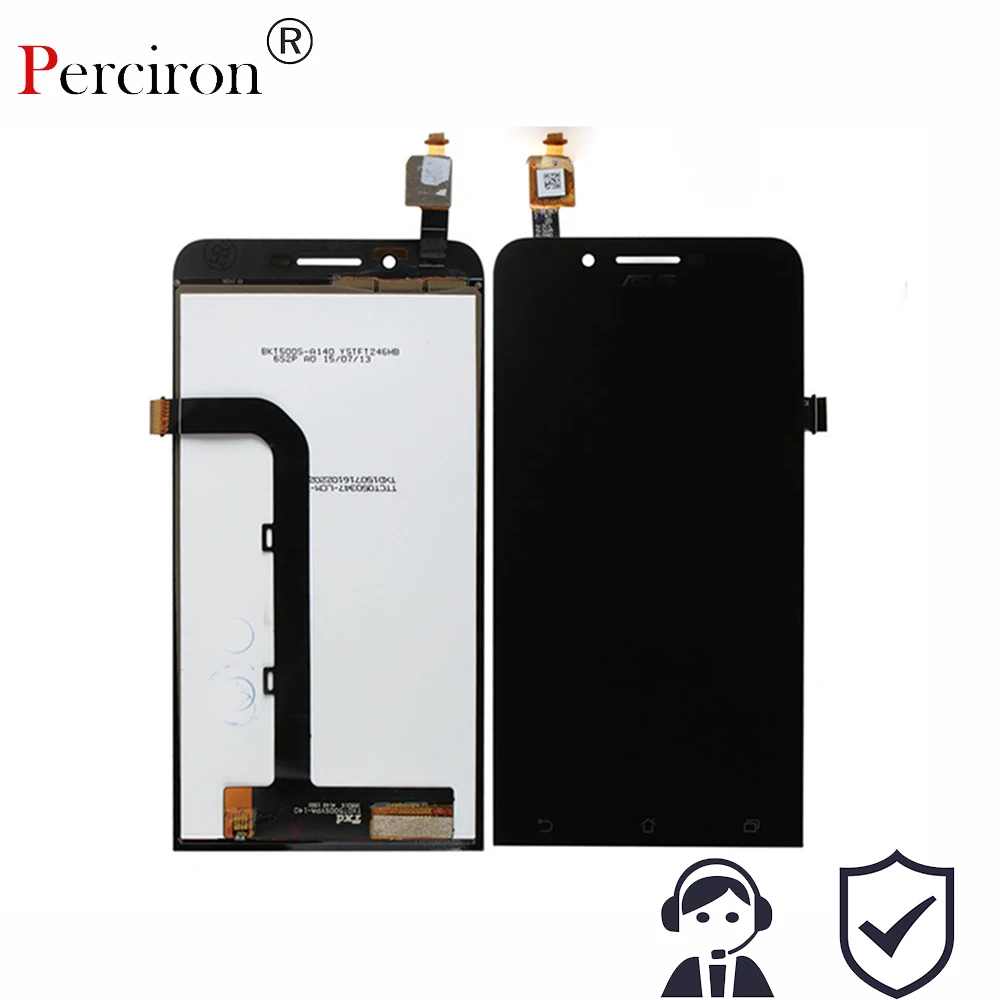 

New 5'' inch Full Touch Screen Digitizer Glass + LCD Display Assembly For Asus ZenFone Go 5.0 Dual ZC500TG Z00VD Free Shipping
