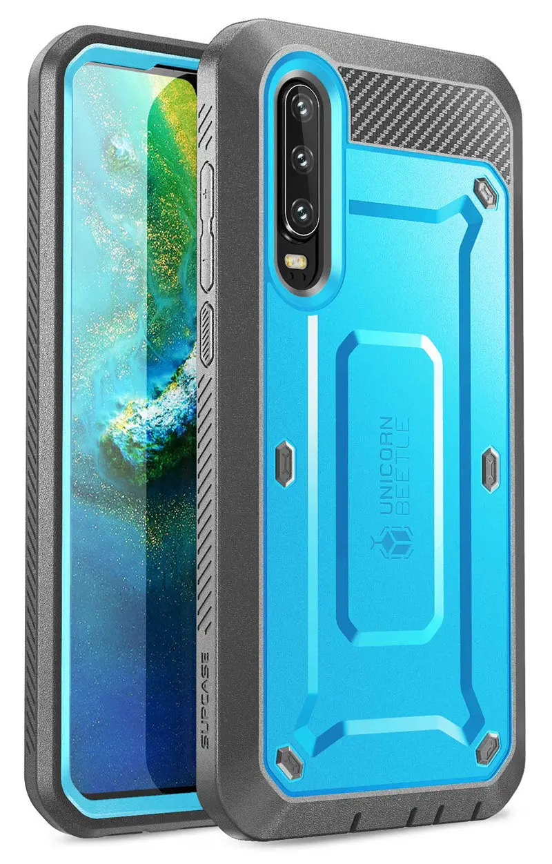 SUP чехол для huawei P30 чехол 6,1 дюймов() UB Pro сверхмощный корпус прочный Чехол со встроенной защитной пленкой и Кобурой