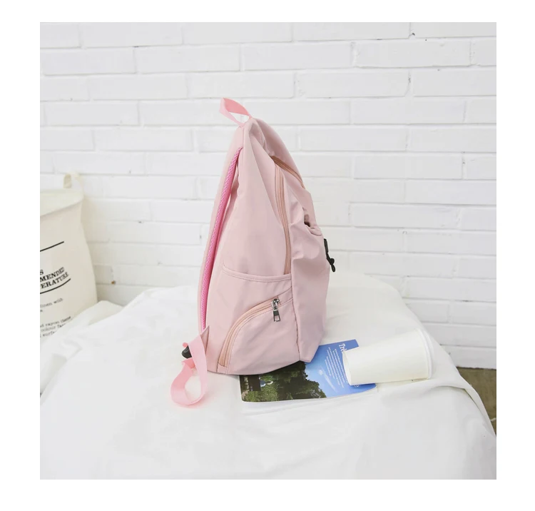 Кунцит Для женщин рюкзак с чашкой мешок большой Ёмкость обратно в школу Рюкзак Студент Книга сумка для девочек-подростков отдыха и